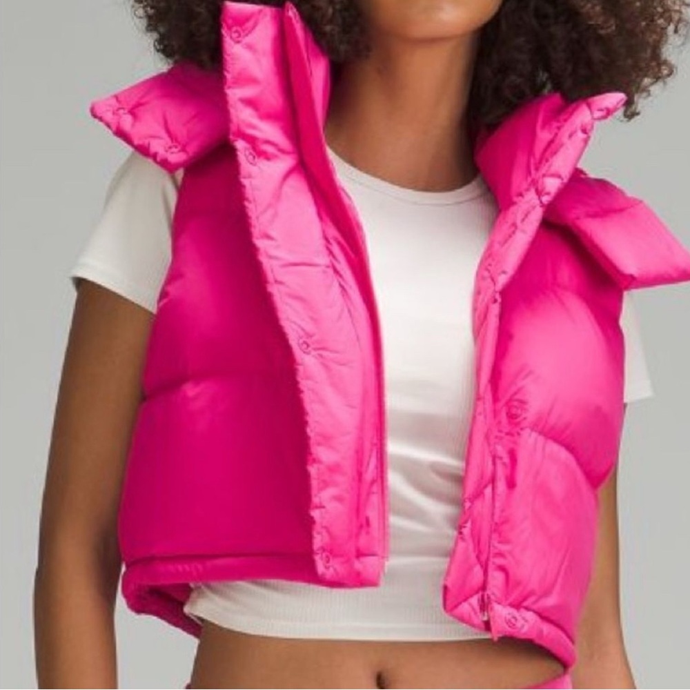 Lululemon Athletica Pink Quilted Puffer Vest